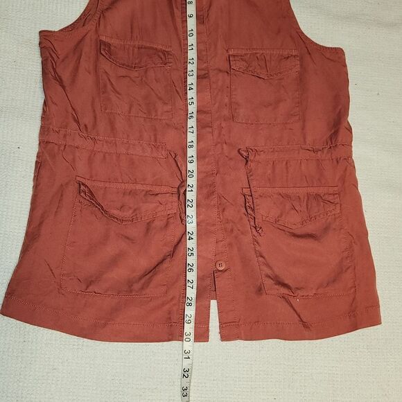 Faded Glory clay brick womens utility vest - Picture 6 of 9